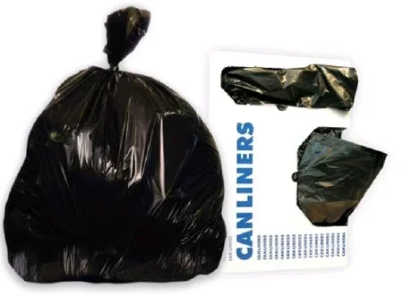 Saalfeld Redistribution Heritage Trash Bag Medium Duty 33 gal. Black LLDPE 0.50 Mil. 33 X 39 Inch Twist Tie Flat Pack – H6639MK