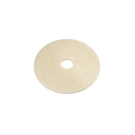 Saalfeld Redistribution Image Hard Floor Burnishing Pad 18 Inch Beige Polyester Fiber – 401518