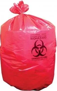 Saalfeld Redistribution Infectious Waste Bag 40 – 45 gal. Red Plastic 40 X 46 Inch – A8046PR R