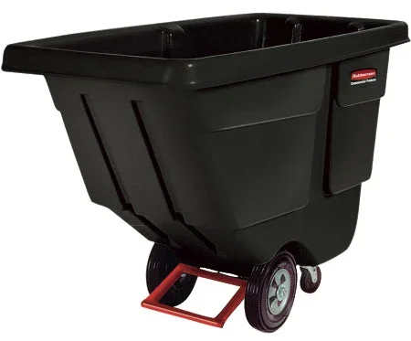 Saalfeld Redistribution Tilt Truck 12 Inch Diameter / Rubber / Semi-Pneumatic Wheel / 2 Swivel / 2 Wheels / Polyolefin Casters 12 Inch Diameter / Rubber / Semi-Pneumatic Wheel / 2 Swivel / 2 Wheels / Polyolefin Casters 850 lbs. HDPE – FG131400BLA