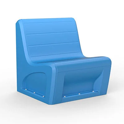 Sabre Chair-Floor Mount, Gangable, Blue Grey – 15-4857