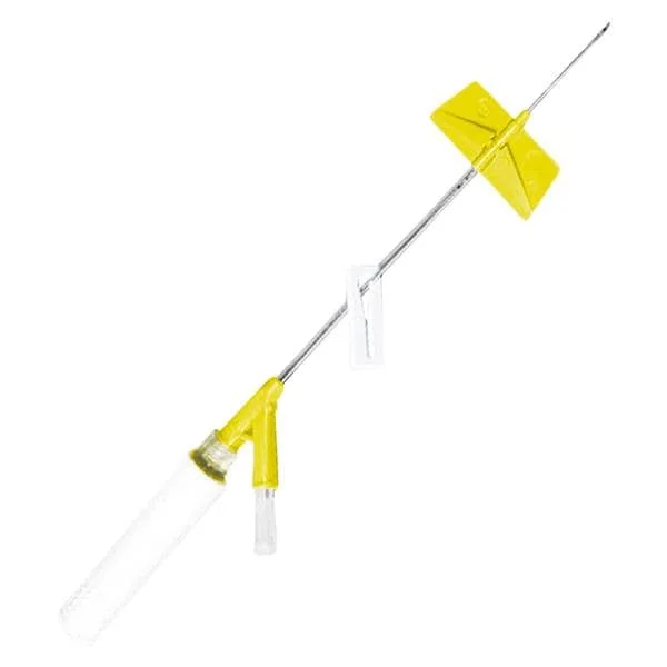 Saf-T-Intima IV Catheter Safety 24 Gauge 3/4″ Yellow 25/Bx