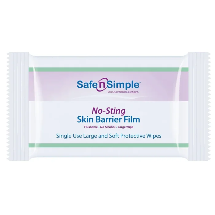 Safe N Simple No-Sting Skin Barrier Wipe