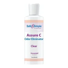 Safe N Simple Odor Eliminator Assure C 8 oz., Clear, 12/CS