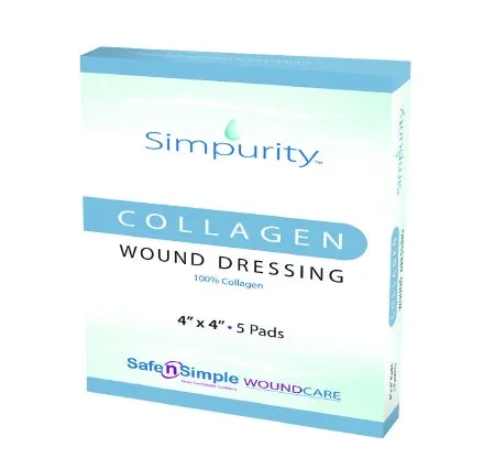 Safe N Simple Simpurity Collagen Dressing Pad Collagen 4 X 4 Inch – SNS52244