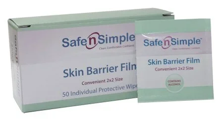 Safe N Simple Skin Barrier Wipe 43% / 20% Strength Isopropyl Alcohol / Butyl Ester Of Pvm/Ma Copolymer Individual Packet Nonsterile – SNS81850