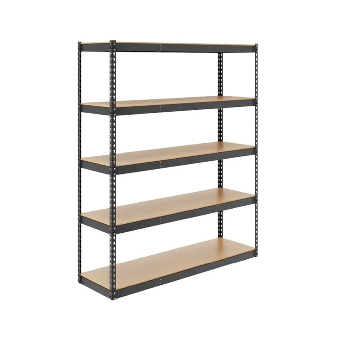 SafeRacks Modular Garage Shelving Racks with Wooden Decks – 2 Colors – 3 Sizes