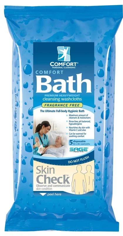 Sage Comfort Bath Cleansing Washcloths