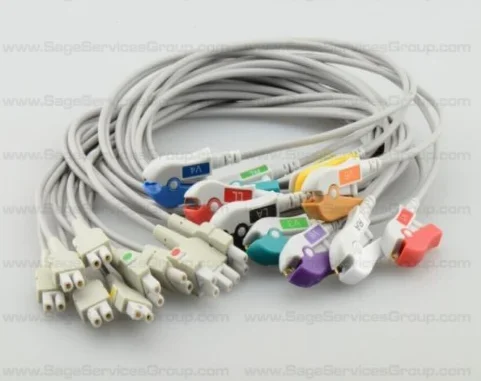 Sage Services Group LEAD SET, ECG 10LEAD GRABBER MIXED LENGTH RUSBL – L02-B10-MSG