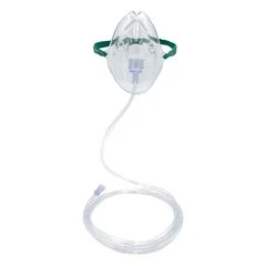 Salter Labs Oxygen Mask Under the Chin One Size Fits Most Adjustable Elastic Head Strap, 50 EA/CS