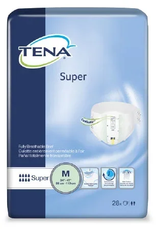 SCA Personal Care Adult Incontinent Brief Super Tab Closure Medium Disposable Heavy Absorbency