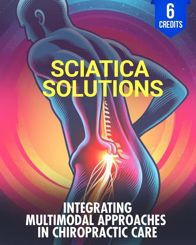 Sciatica Solutions: Integrating Multimodal Approaches in Chiropractic Care – Chiropractic Continuing Education, General Adjustive Technique, 6 Hours