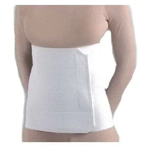 Scott Specialties 4-Panel Surgical Binder Large, 46″ to 62″ Waist, White