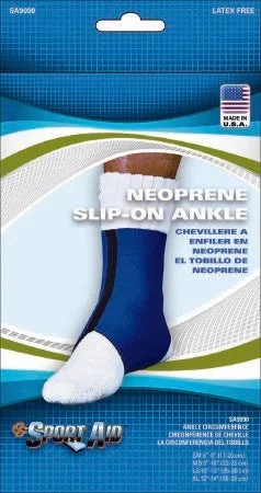 Scott Specialties Sport-Aid Ankle Support Medium Slip-On Left or Right Foot – SA9090 BLU MD