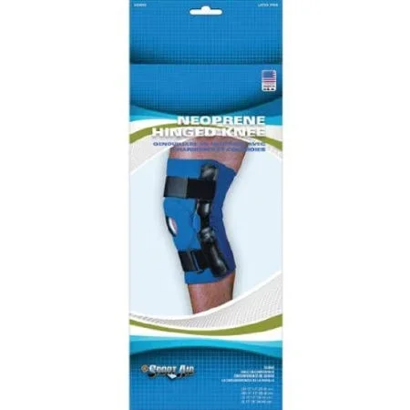 Scott Specialties Sport-Aid Knee Sleeve Small Slip-On Left or Right Knee – SA9067 BLU S