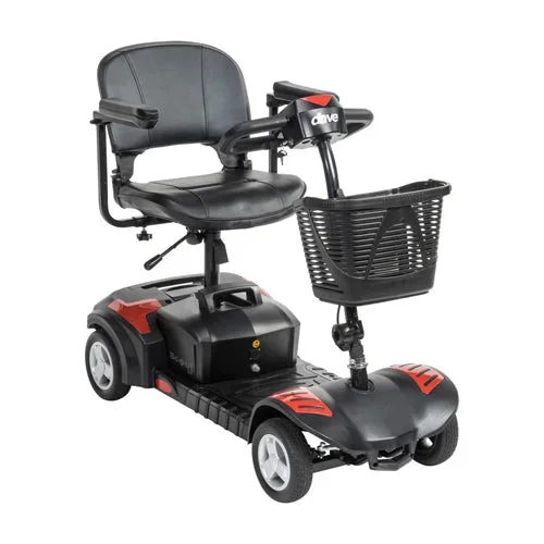 Scout 4 Compact Travel Scooter 4-Wheel 20AH Batt Red/Blue