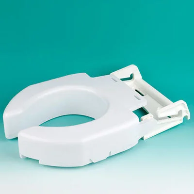 Secure Bolt Hinged Elevated Toilet Seat, Standard – 43-2575
