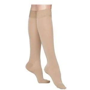 Select Comfort Women’s Knee-High Stockings with Grip Top, Small Short, 20 – 30 mmHg, Crispa