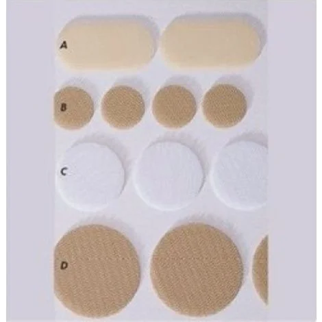 Self-Adhesive Strap Attach Hook Tabs and Coins