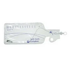 Self-Cath Coude Closed System with Insertion Supplies 14 Fr 16″ 1100 mL