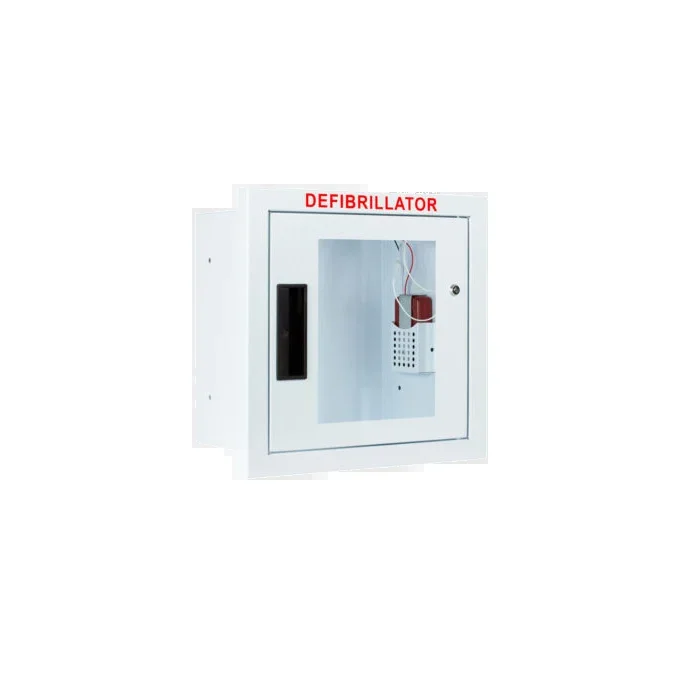 Semi Recessed AED Cabinet, Compact