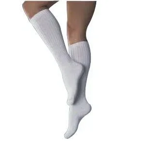 SensiFoot Knee-High Mild Compression Diabetic Sock Medium, Navy