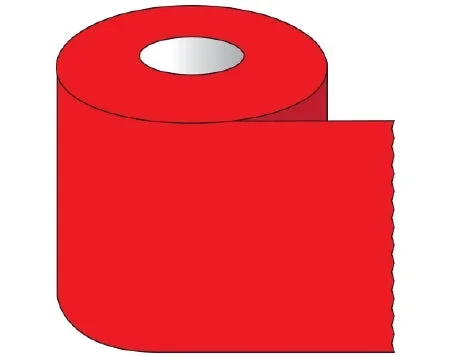 Shamrock Scientific Shamrock Blank Label Tape Multipurpose Label Without Legend Red 1-1/2 X 500 Inch – ST-11-4