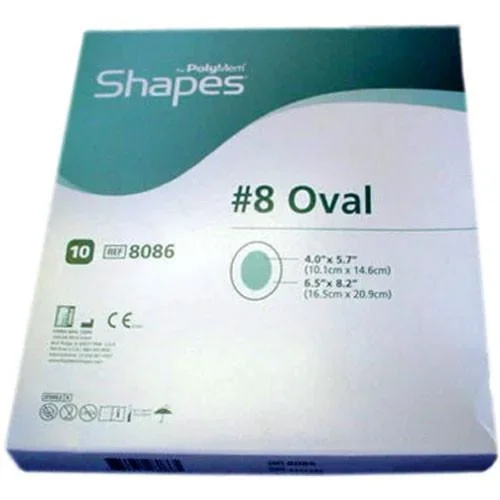 Shapes #8 Oval PolyMeric Membrane Dressing