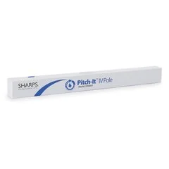 Sharps Compliance IV Stand Floor Stand Pitch-It 2-Hook Three Leg, 1/EA - Image 2