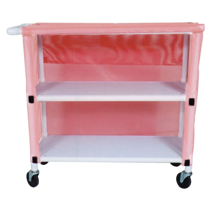Short MRI Cart, 2 Shelves Short MRI Cart, 2 Shelves, Mesh Fabric, Blue – 935482/BLUE/MESH