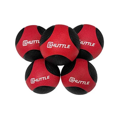 Shuttle Medicine Balls, Red, Set of 5 – 10-3542R