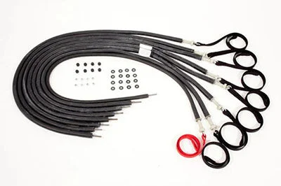 Shuttle MVP Headend Elasticords, Set of 8 (7 Black, 1 Red Tether) – 75-0961