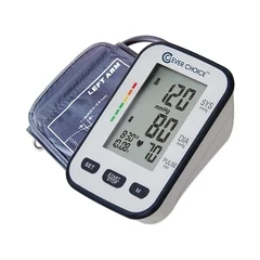 Simple Diagnostic Digital Blood Pressure Monitoring Unit Clever Choice 1-Tube Automatic Inflation Adult Large Cuff, 24 EA/CS