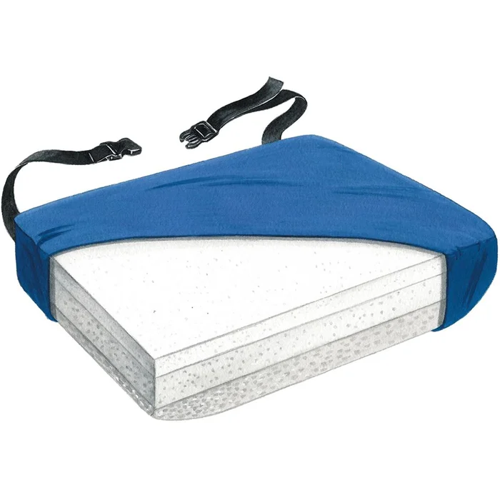 SkiL-Care Bari-Foam Bariatric Cushion Bari-Foam Bariatric Cushion, Contoured Bottom, 22″W x 18″D x 4″H – 754816