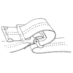 Skil-Care Gait Belt 60 Strong Nylon - Image 2