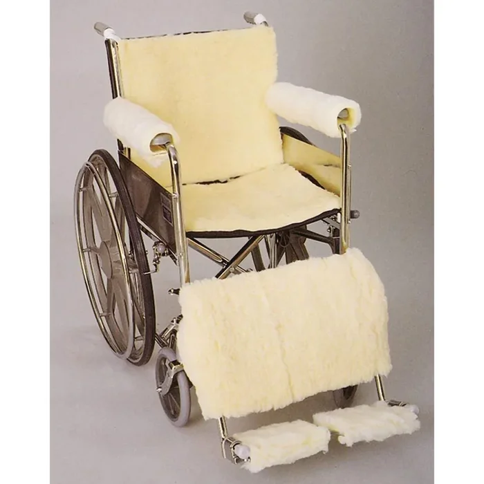 Skil-Care Seat and Back Pad for Use With Wheelchair, Sheepskin