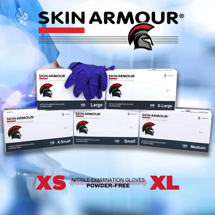 SKIN ARMOUR® Nitrile Gloves