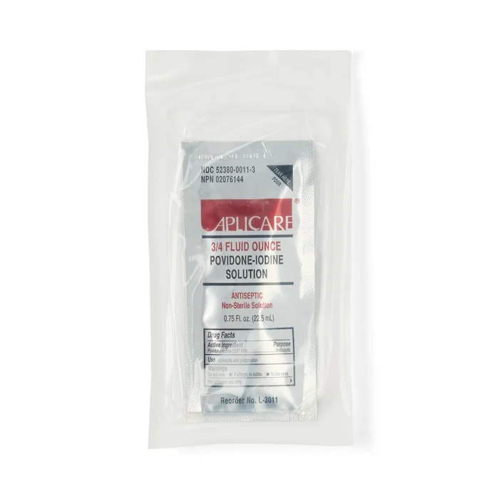 Skin Prep Solutions: Non-Sterile Povidone Iodine Liquid Pouches