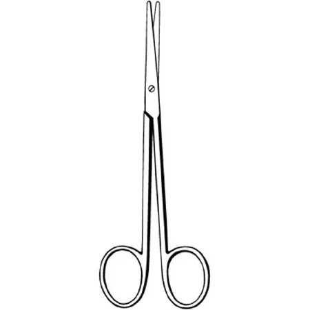 Sklar Econo Dissecting Scissors Metzenbaum-Lahey 5-1/2 Inch Length Floor Grade Stainless Steel NonSterile Finger Ring Handle Straight Blunt/Blunt – 21-335