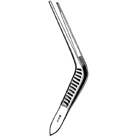 Sklar Forceps Wilde 5 Inch Surgical Grade Stainless Steel NonSterile NonLocking Thumb Handle Angled Serrated Tip – 67-1150