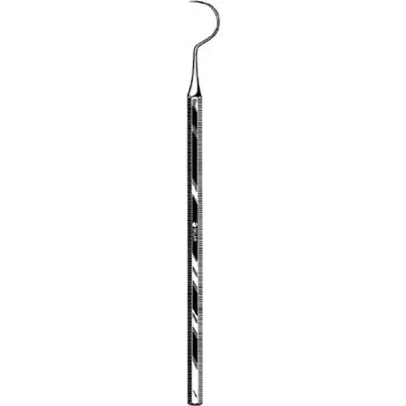 Sklar General Purpose Explorer Single Ended # 23 1 Curved Tip Stainless Steel – 48-434