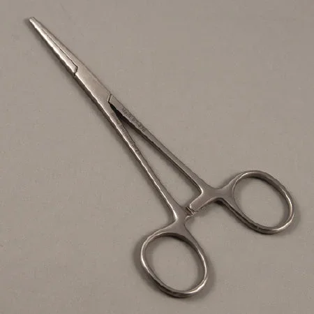 Sklar Merit Hemostatic Forceps Kelly 5-1/2 Inch Physician Grade Stainless Steel Sterile Ratchet Lock Finger Ring Handle Serrated – 96-2560