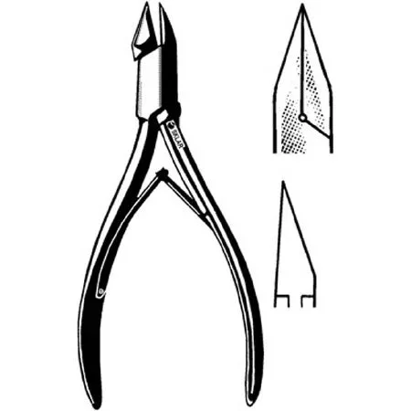 Sklar Nail Nipper Straight Jaws 6 Inch German Stainless Steel – 97-1663