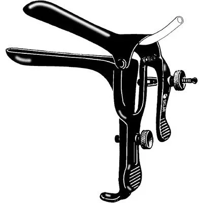 Sklar Sklar Black Laser Surgery Vaginal Speculum Graves NonSterile Premium OR Grade Coated Stainless Steel X-Large With DSE Loop Reusable Without Light Source Capability – 90-9006