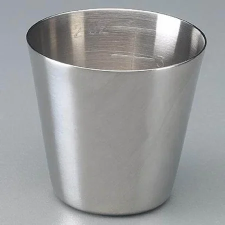 Sklar Sklar Graduated Medicine Cup 2 oz. Silver Stainless Steel Reusable – 10-1675