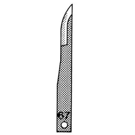 Sklar Sklar Mini Surgical Blade Stainless Steel Size 67 Sterile Disposable – 97-1824