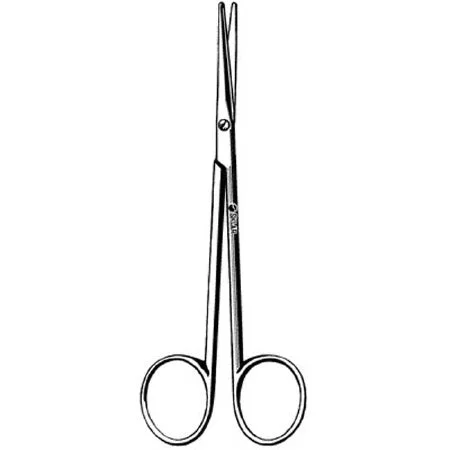 Sklar Sklarlite XD Dissecting Scissors Metzenbaum-Lahey 4-1/2 Inch Length OR Grade Stainless Steel NonSterile Finger Ring Handle Straight Blunt/Blunt – 23-1176
