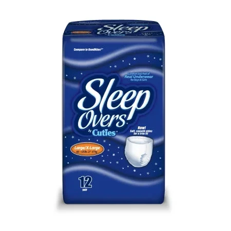 Sleep Overs® Youth Absorbent Underwear Pull On Disposable Heavy Absorbency
