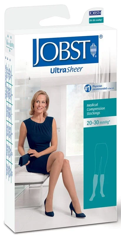 Sm Waist Hght, Black Clsd Toe, Ultrasheer, 20-30mm