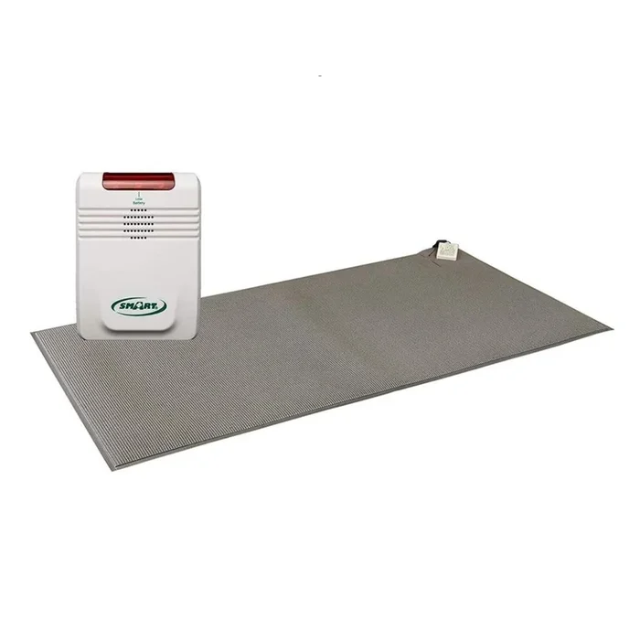 Smart Caregiver Anti Wandering Cordless Monitor with Cordless Gray Floor Mat 24in x 36in